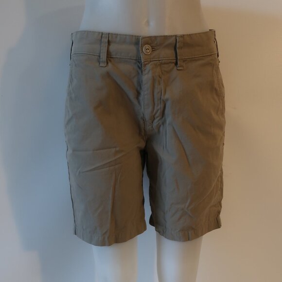 Mens Sku Khaki Flat Front Shorts 30 - Picture 1 of 5